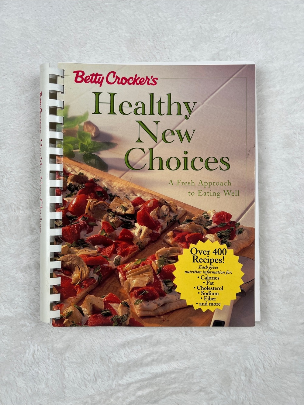 Betty Crocker Healthy New Choices Cookbook First Edition 1999
